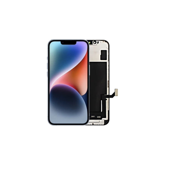 Zamiennik JCID - Wyświetlacz Soft OLED - Apple Iphone 14 - Programowalny, True Tone, Bez Komunikatu