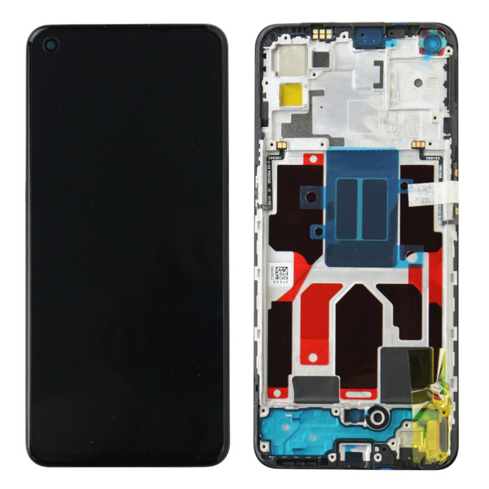 Oryginalny wyświetlacz LCD - Oppo Reno 5 5G (CPH2145) - Czarny / Black