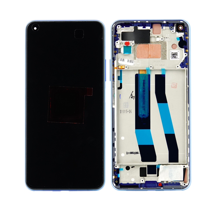 Oryginalny wyświetlacz LCD - Xiaomi Mi 11 Lite 5G NE - Niebieski / Blue