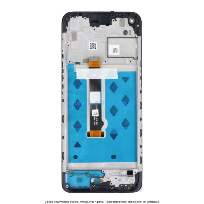 Oryginalny wyświetlacz LCD - Motorola G9 Power XT-2091 - Czarny