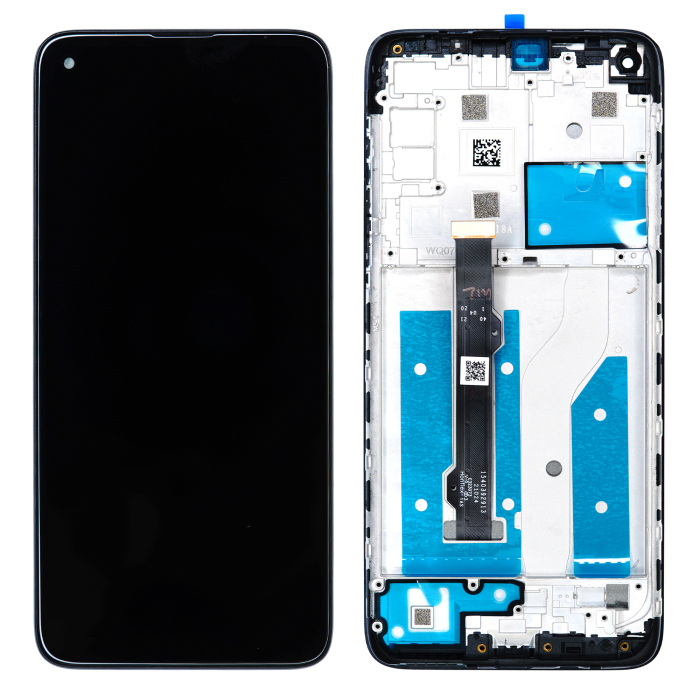 Oryginalny wyświetlacz LCD - Motorola G8 XT-2045  - Czarny