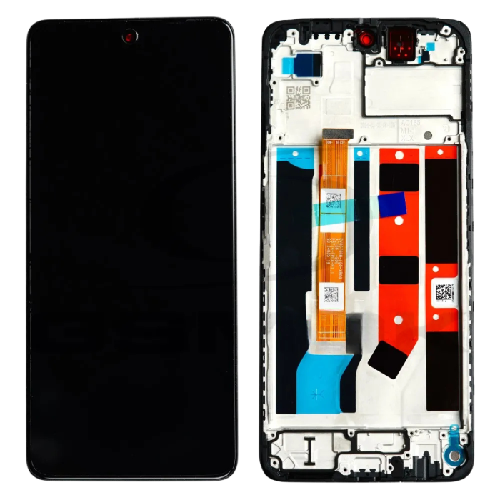 Oryginalny wyświetlacz LCD - Oppo A60 - Niebieski / Blue